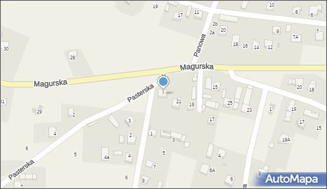 Jabłonka, Pasterska, 1, mapa Jabłonka