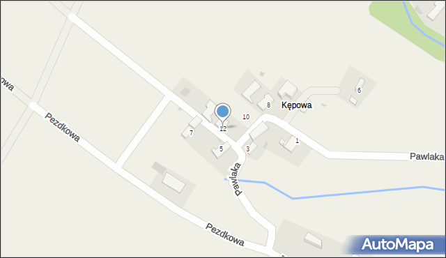 Jabłonka, Pawlaka, dr., 12, mapa Jabłonka