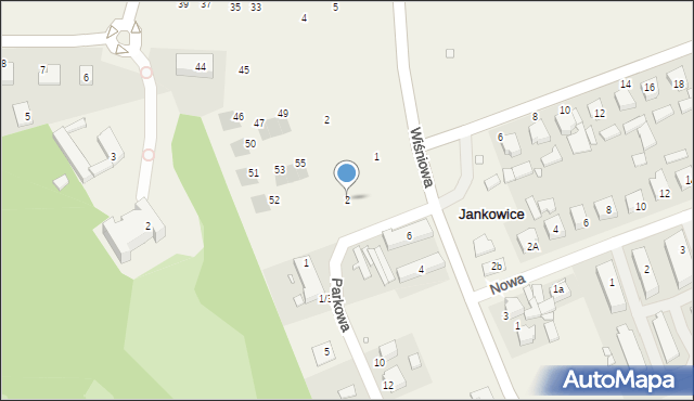 Jankowice, Parkowa, 2, mapa Jankowice