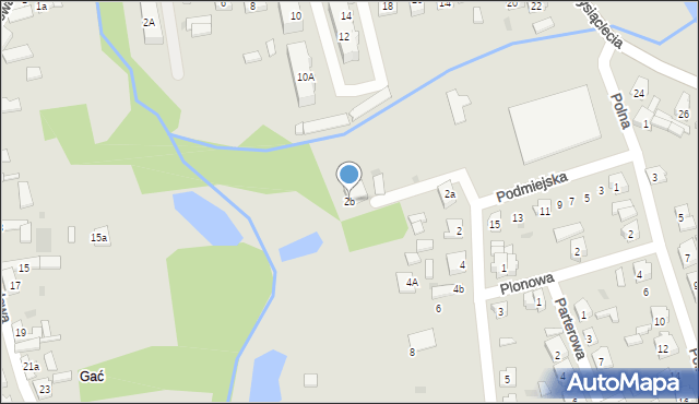 Janowiec Wielkopolski, Pałucka, 2b, mapa Janowiec Wielkopolski