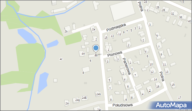 Janowiec Wielkopolski, Pałucka, 4b, mapa Janowiec Wielkopolski