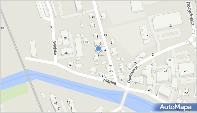 Jelenia Góra, Paderewskiego Ignacego Jana, 2, mapa Jelenia Góra