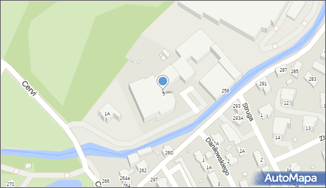 Jelenia Góra, Park Zdrojowy, 5, mapa Jelenia Góra