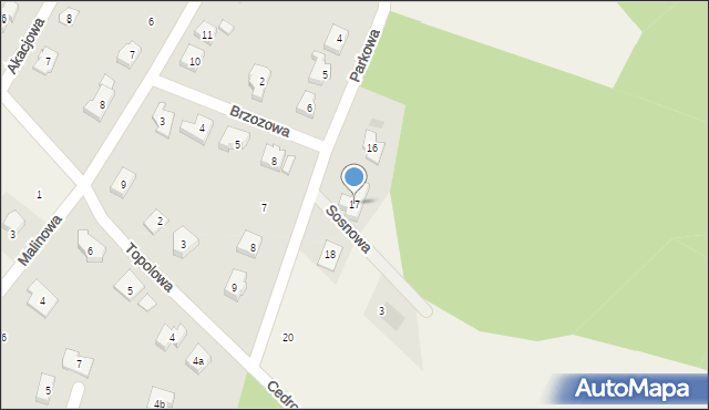 Jerzmanowa, Parkowa, 17, mapa Jerzmanowa