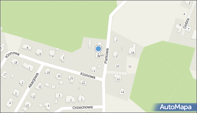Jerzmanowa, Parkowa, 3a, mapa Jerzmanowa