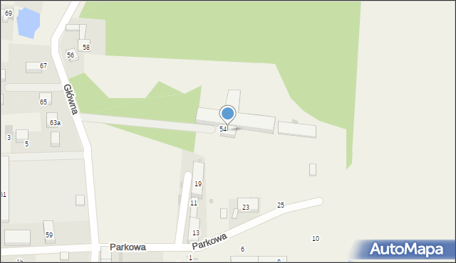 Jeszkowice, Parkowa, 54, mapa Jeszkowice