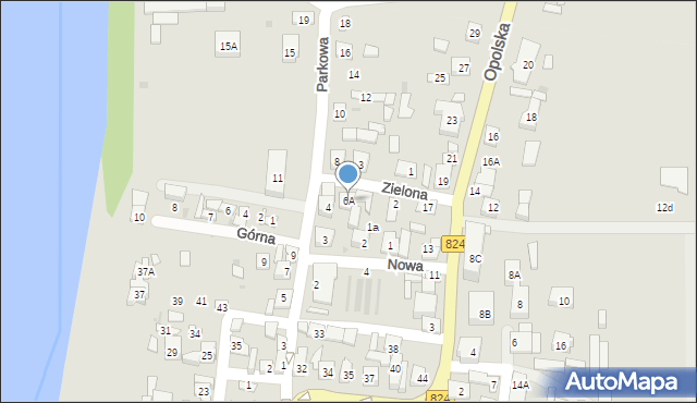 Józefów nad Wisłą, Parkowa, 6A, mapa Józefów nad Wisłą
