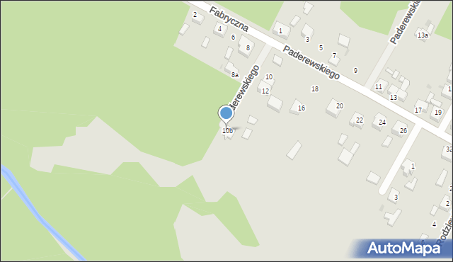 Kalety, Paderewskiego Ignacego Jana, 10b, mapa Kalety