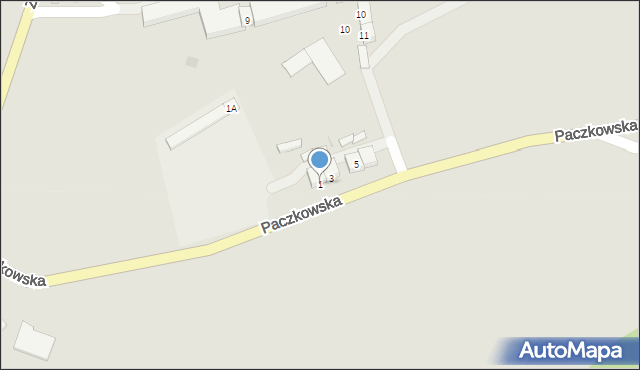 Kamieniec Ząbkowicki, Paczkowska, 1, mapa Kamieniec Ząbkowicki