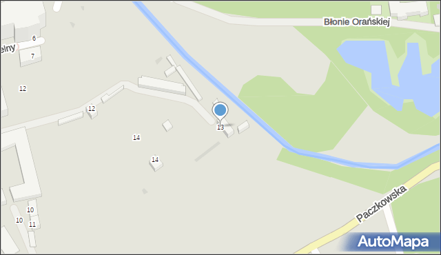 Kamieniec Ząbkowicki, Paczkowska, 13, mapa Kamieniec Ząbkowicki