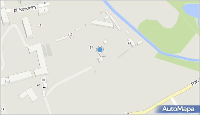 Kamieniec Ząbkowicki, Paczkowska, 14, mapa Kamieniec Ząbkowicki