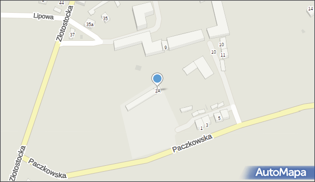 Kamieniec Ząbkowicki, Paczkowska, 1A, mapa Kamieniec Ząbkowicki