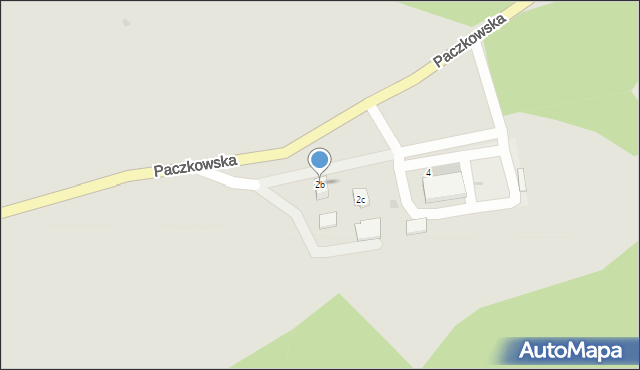 Kamieniec Ząbkowicki, Paczkowska, 2b, mapa Kamieniec Ząbkowicki