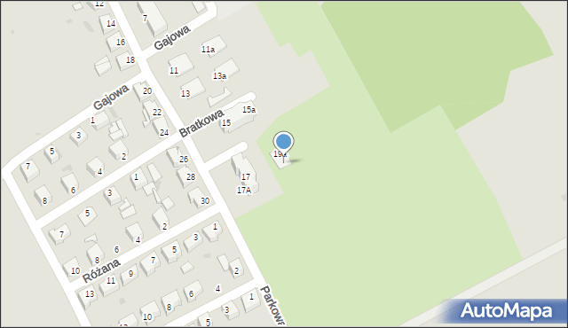 Kamieniec Ząbkowicki, Parkowa, 19b, mapa Kamieniec Ząbkowicki