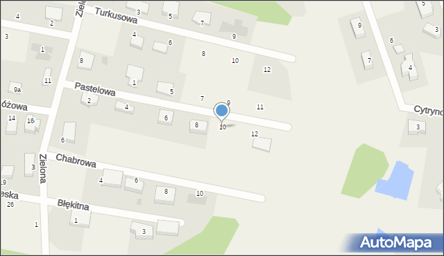 Karczemki, Pastelowa, 10, mapa Karczemki