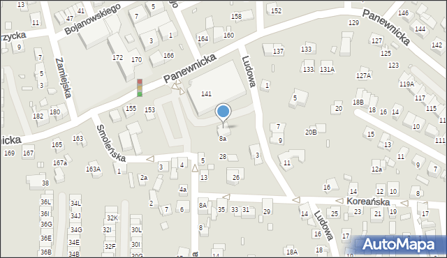 Katowice, Panewnicka, 149, mapa Katowic