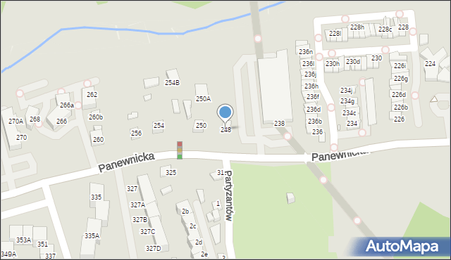 Katowice, Panewnicka, 248, mapa Katowic