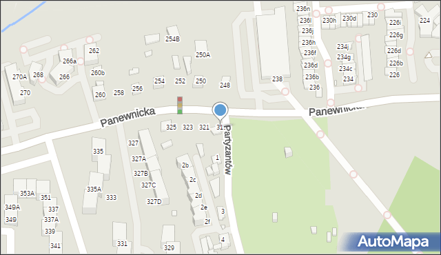 Katowice, Panewnicka, 319, mapa Katowic