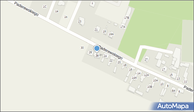 Kazimierz, Paderewskiego Ignacego Jana, 26, mapa Kazimierz