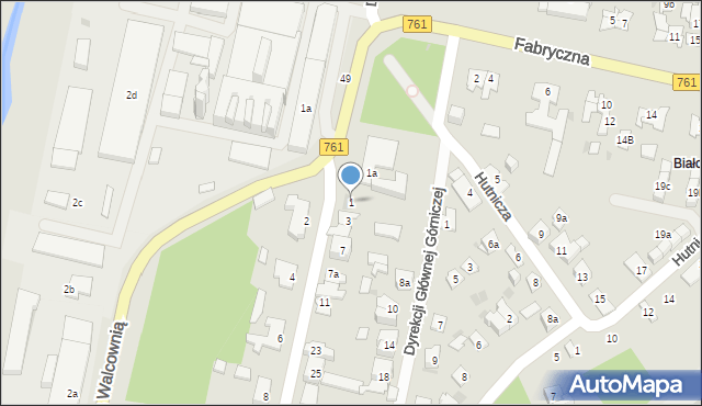 Kielce, Pańska, 1, mapa Kielc