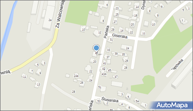 Kielce, Pańska, 18, mapa Kielc