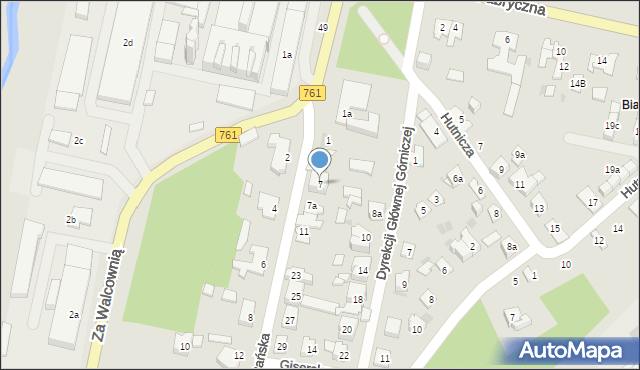 Kielce, Pańska, 7, mapa Kielc