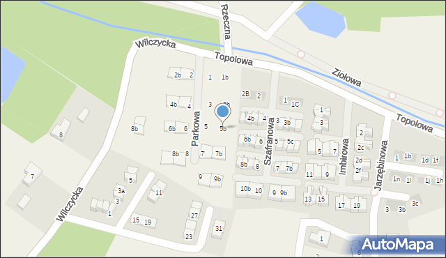 Kiełczówek, Parkowa, 5b, mapa Kiełczówek