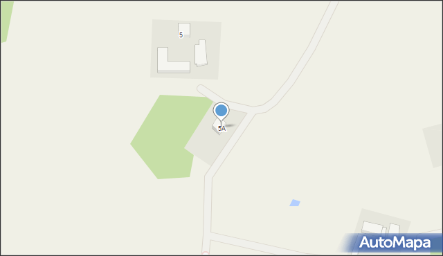 Kielno, Partyzantów Koleczkowskich, 5A, mapa Kielno