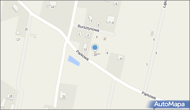 Kładno, Parkowa, 10, mapa Kładno