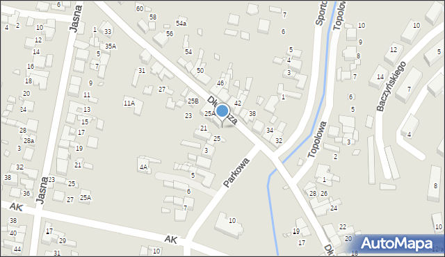 Kłobuck, Parkowa, 2, mapa Kłobuck