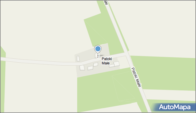 Kolonia Lisowice, Patoki Małe, 2, mapa Kolonia Lisowice