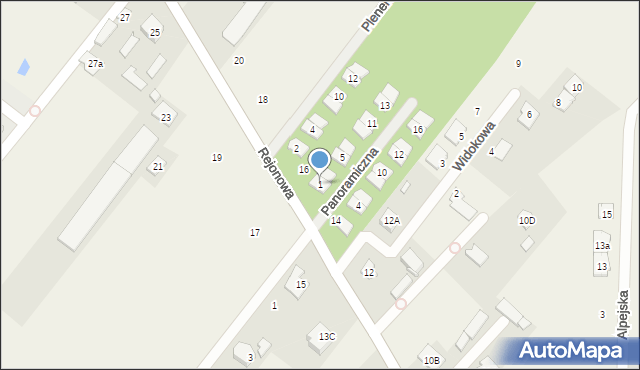 Kolonia Mrokowska, Panoramiczna, 1, mapa Kolonia Mrokowska