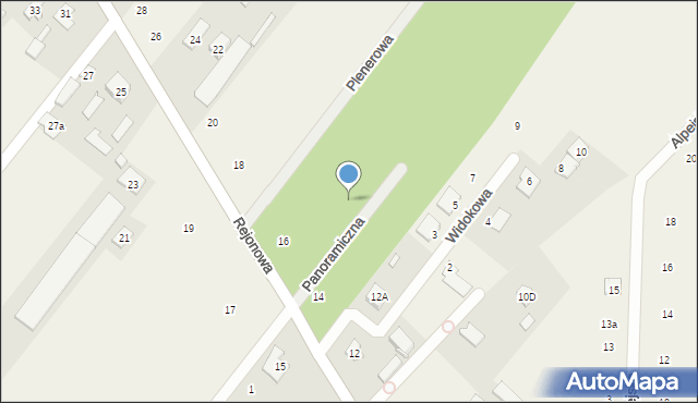 Kolonia Mrokowska, Panoramiczna, 9, mapa Kolonia Mrokowska