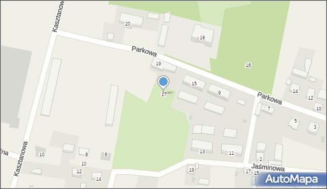 Konarzew, Parkowa, 17, mapa Konarzew