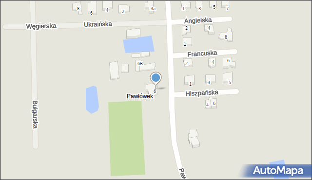 Konin, Pawłówek, 6A, mapa Konina