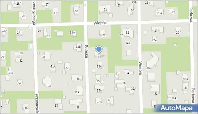 Konstancin-Jeziorna, Pańska, 33, mapa Konstancin-Jeziorna