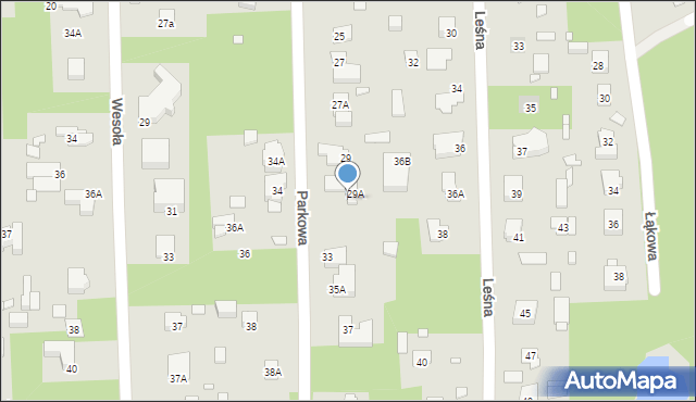 Konstancin-Jeziorna, Parkowa, 31, mapa Konstancin-Jeziorna