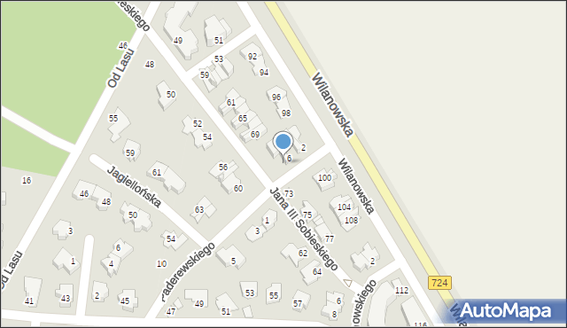 Konstancin-Jeziorna, Paderewskiego Ignacego Jana, 8, mapa Konstancin-Jeziorna