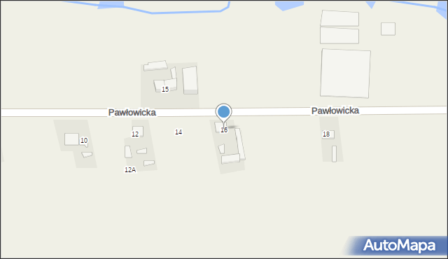 Kopana, Pawłowicka, 16, mapa Kopana