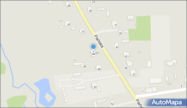 Kosów Lacki, Pańska, 44, mapa Kosów Lacki