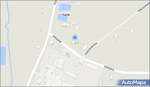 Kosów Lacki, Parkowa, 8, mapa Kosów Lacki