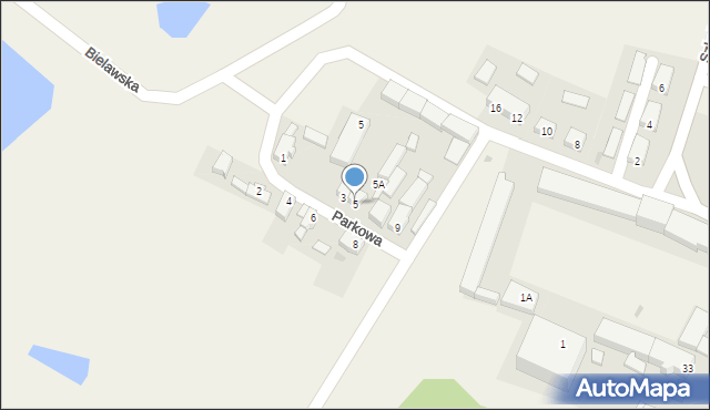 Kotla, Parkowa, 5, mapa Kotla
