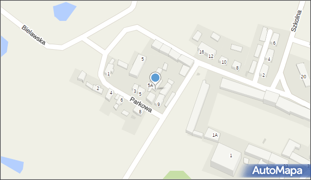 Kotla, Parkowa, 7, mapa Kotla