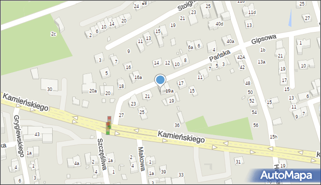 Kraków, Pańska, 19b, mapa Krakowa