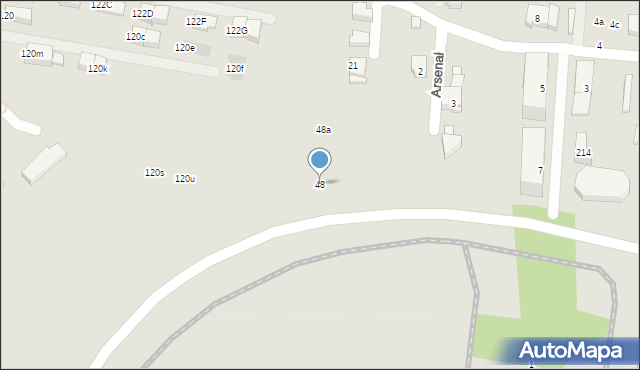 Kraków, Papierni Prądnickich, 48, mapa Krakowa