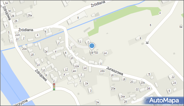 Krościenko nad Dunajcem, Pawłowskiej Stanisławy, 8, mapa Krościenko nad Dunajcem