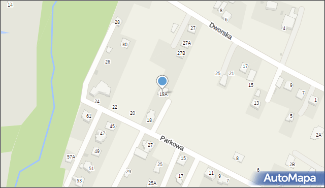 Krościenko Wyżne, Parkowa, 18A, mapa Krościenko Wyżne
