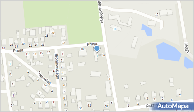 Krośniewice, Paderewskiego Ignacego Jana, 1, mapa Krośniewice