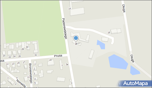 Krośniewice, Paderewskiego Ignacego Jana, 18, mapa Krośniewice