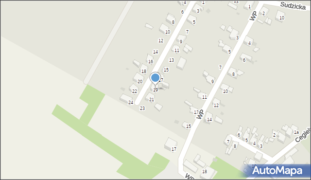 Krzanowice, Pawlara, ks., 19, mapa Krzanowice